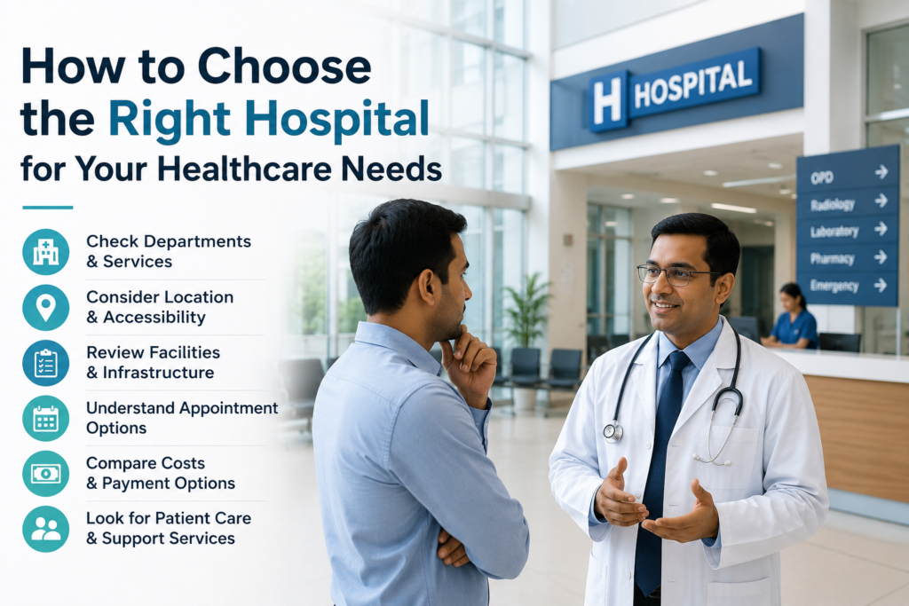 How to choose the right hospital for your healthcare needs
